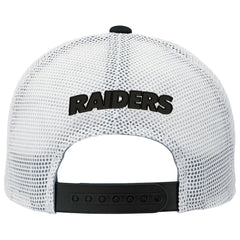Las Vegas Raiders Outerstuff Youth Core Lockup Trucker Adjustable Hat - Black Hats
