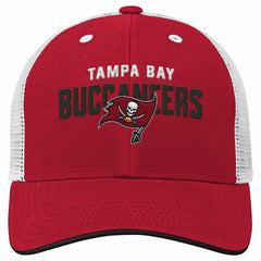 Tampa Bay Buccaneers Outerstuff Preschool Core Lockup Trucker Adjustable hat - Red Hats
