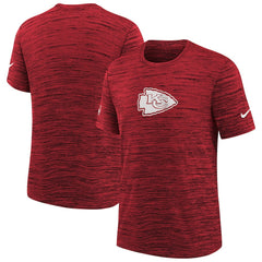 Kansas City Chiefs Youth Sideline Velocity Performance T-Shirt - Red T-shirts
