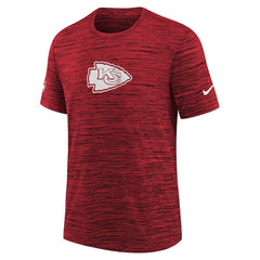 Kansas City Chiefs Youth Sideline Velocity Performance T-Shirt - Red T-shirts