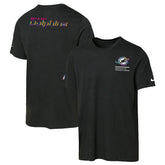 Miami Dolphins Youth 2025 NFL Crucial Catch Tri-Blend Dri-FIT T-Shirt - Black T-shirts