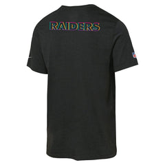 Las Vegas Raiders Youth 2025 NFL Crucial Catch Tri-Blend Dri-FIT T-Shirt - Black T-shirts