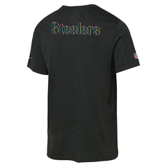 Pittsburgh Steelers Youth 2025 NFL Crucial Catch Tri-Blend Dri-FIT T-Shirt - Black T-shirts