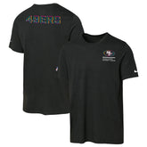 San Francisco 49ers Youth 2025 NFL Crucial Catch Tri-Blend Dri-FIT T-Shirt - Black T-shirts
