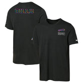 Buffalo Bills Youth 2025 NFL Crucial Catch Tri-Blend Dri-FIT T-Shirt - Black T-shirts