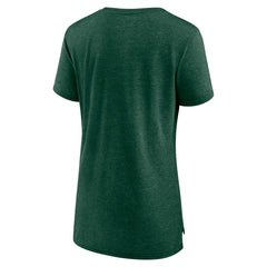 Green Bay Packers Women's Vintage Arch Tri-Blend T-Shirt - Green T-shirts