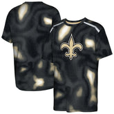 New Orleans Saints Outerstuff Youth End Zone Dri-Tek T-Shirt - Black T-shirts