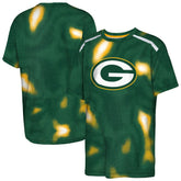 Green Bay Packers Outerstuff Youth End Zone Dri-Tek T-Shirt - Green T-shirts