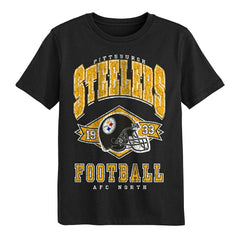 Pittsburgh Steelers Outerstuff Preschool Kick Off T-Shirt - Black T-shirts
