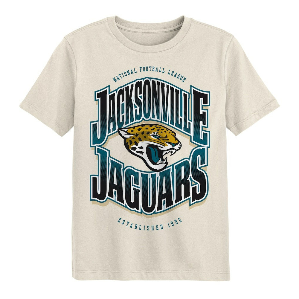 Jacksonville Jaguars Outerstuff Youth Huddle T-Shirt - Cream T-shirts