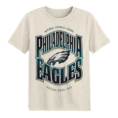 Philadelphia Eagles Outerstuff Youth Huddle T-Shirt - Cream T-shirts