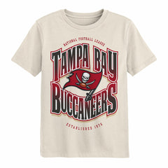 Tampa Bay Buccaneers Outerstuff Youth Huddle T-Shirt - Cream T-shirts