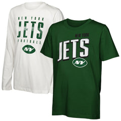 New York Jets Outerstuff Preschool The Mix Combo T-Shirt Set