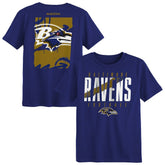 Baltimore Ravens Outerstuff Preschool Posterize T-Shirt - Purple T-shirts