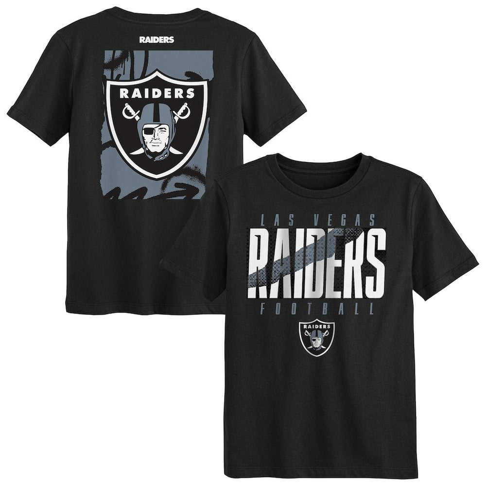 Las Vegas Raiders Outerstuff Preschool Posterize T-Shirt - Black T-shirts