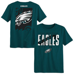 Philadelphia Eagles Outerstuff Preschool Posterize T-Shirt - Midnight Green T-shirts