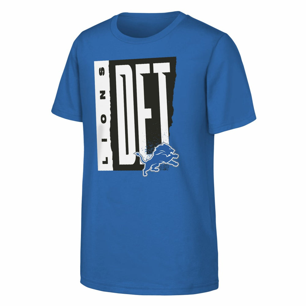 Detroit Lions Outerstuff Youth Tear It Up T-Shirt - Blue T-shirts