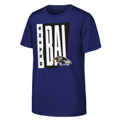 Baltimore Ravens Outerstuff Youth Tear It Up T-Shirt - Purple T-shirts