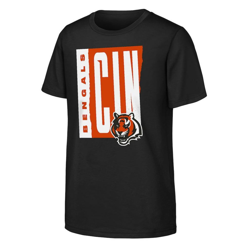 Cincinnati Bengals Outerstuff Youth Tear It Up T-Shirt - Black T-shirts