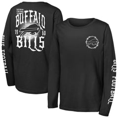 Buffalo Bills Outerstuff Youth Rumble Long Sleeve T-Shirt - Black T-shirts