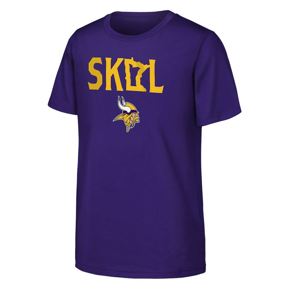 Minnesota Vikings Outerstuff Youth Team Spirit T-Shirt - Purple T-shirts