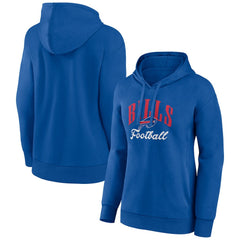 Buffalo Bills Women's Victory Script Pullover Hoodie - Royal Hoodies