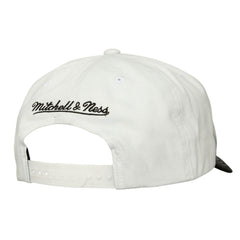 Chicago Bulls Dip Dye Pro Crown Adjustable Hat Black/White - Mitchell & Ness