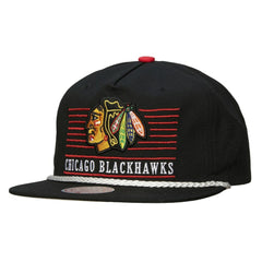 Chicago Blackhawks Mitchell & Ness Ascend Deadstock Snapback Hat - Black | US 202545022