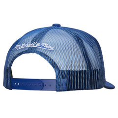 Tampa Bay Lightning Mitchell & Ness Gridlock Trucker Adjustable Hat - White/Blue | US 202545042
