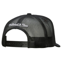 Boston Bruins Mitchell & Ness Gridlock Trucker Adjustable Hat - White/Black | US 202545052