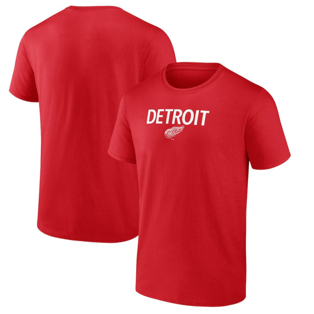 Detroit Red Wings Primary Logo T-Shirt - Red | US 202545462