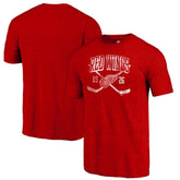 Detroit Red Wings Line Shift Tri-Blend T-Shirt - Red | US 202545466