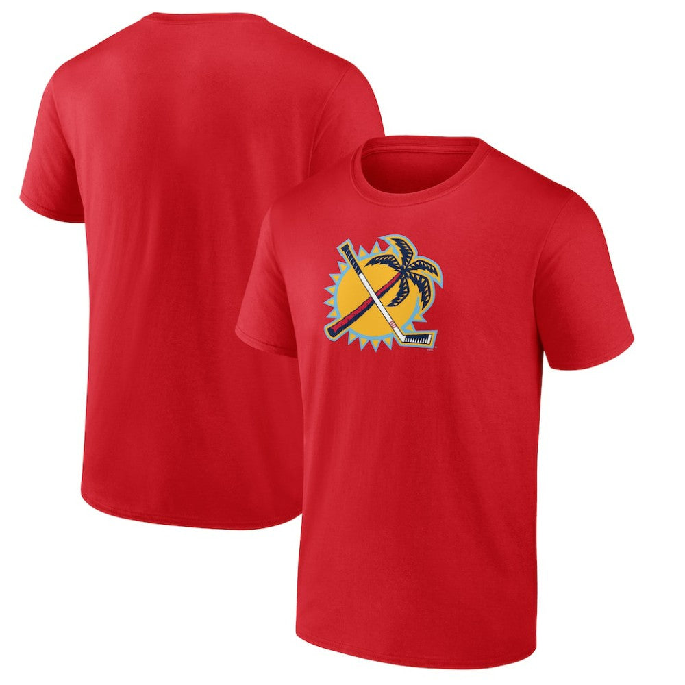 Florida Panthers Primary Logo T-Shirt - Red | US 202545481