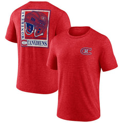 Montreal Canadiens Earnest Will Tri-Blend T-Shirt - Red | US 202545502