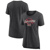Ottawa Senators Women's Hit the Ice Tri-Blend T-Shirt - Gray | US 202545551