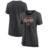 Philadelphia Flyers Women's Hit the Ice Tri-Blend T-Shirt - Gray | US 202545552