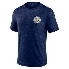 Pittsburgh Penguins Earnest Will Tri-Blend T-Shirt - Navy | US 202545553