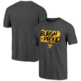 Pittsburgh Penguins Shoot to Score Tri-Blend T-Shirt - Charcoal | US 202545557