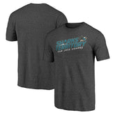 San Jose Sharks Shoot to Score Tri-Blend T-Shirt - Charcoal | US 202545561