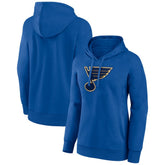St. Louis Blues Women's Primary Logo Pullover Hoodie - Blue | US 202545567