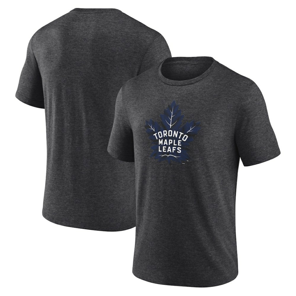 Toronto Maple Leafs Alternate Logo Tri-Blend T-Shirt - Charcoal | US 202545577