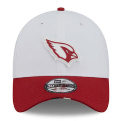 Arizona Cardinals New Era 2025 NFL Training Camp 39THIRTY Flex Hat - White/Cardinal Hats