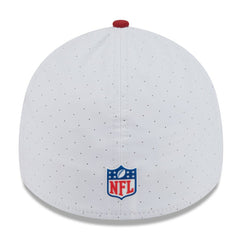 Arizona Cardinals New Era 2025 NFL Training Camp 39THIRTY Flex Hat - White/Cardinal Hats
