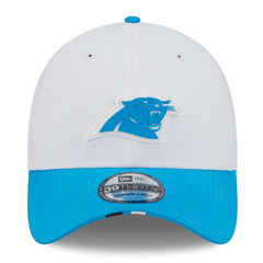 Carolina Panthers New Era 2025 NFL Training Camp 39THIRTY Flex Hat - White/Blue Hats