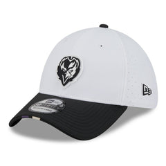 Baltimore Ravens New Era 2025 NFL Training Camp 39THIRTY Flex Hat - White/Black Hats