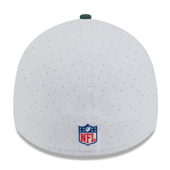 Green Bay Packers New Era 2025 NFL Training Camp 39THIRTY Flex Hat - White/Green Hats