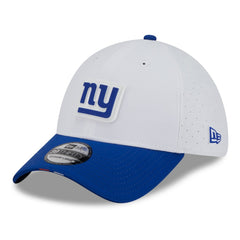 New York Giants New Era 2025 NFL Training Camp 39THIRTY Flex Hat - White/Royal Hats