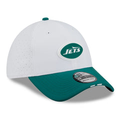 New York Jets New Era 2025 NFL Training Camp 39THIRTY Flex Hat - White/Green Hats
