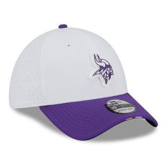 Minnesota Vikings New Era 2025 NFL Training Camp 39THIRTY Flex Hat - White/Purple Hats