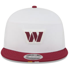 Washington Commanders New Era 2025 NFL Training Camp Split Panel 9FIFTY Snapback Hat - White/Burgundy Hats